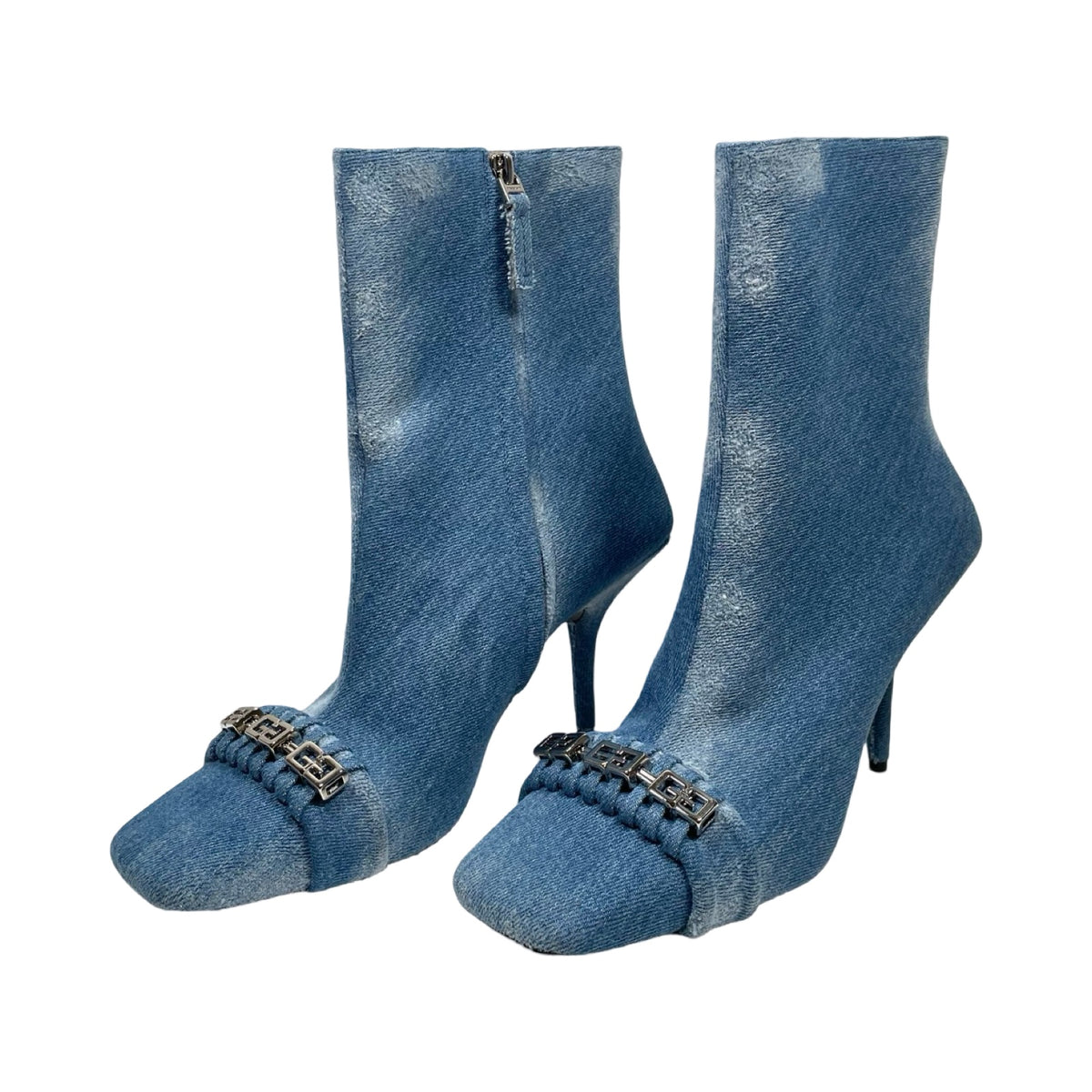 Givenchy G Woven Denim Ankle Boots | FOMO Rochester, NY