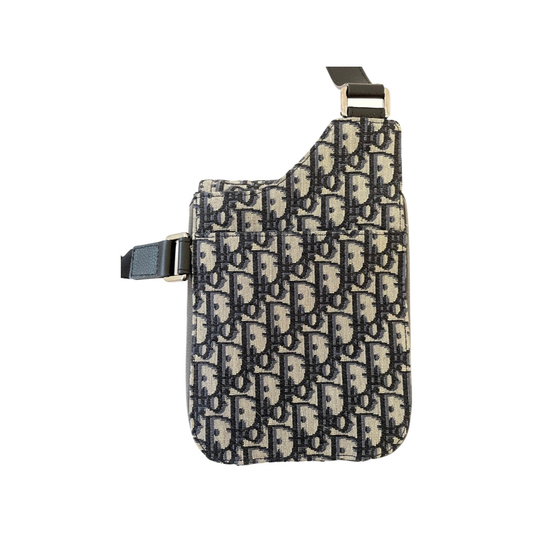 Dior Oblique Jacquard Saddle Bag