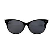 Bottega Veneta - Black Intrecciato Arm Sunglasses