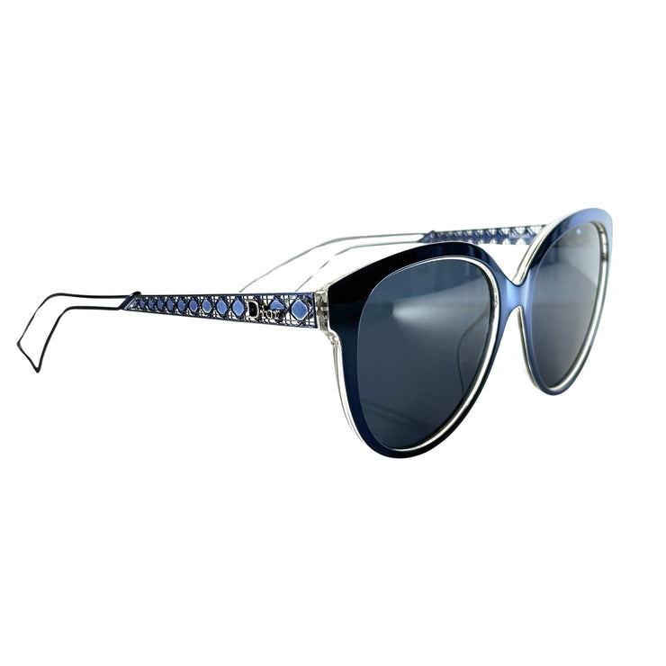 Christian Dior - Blue Diorama 2 Grey Lens Sunglasses