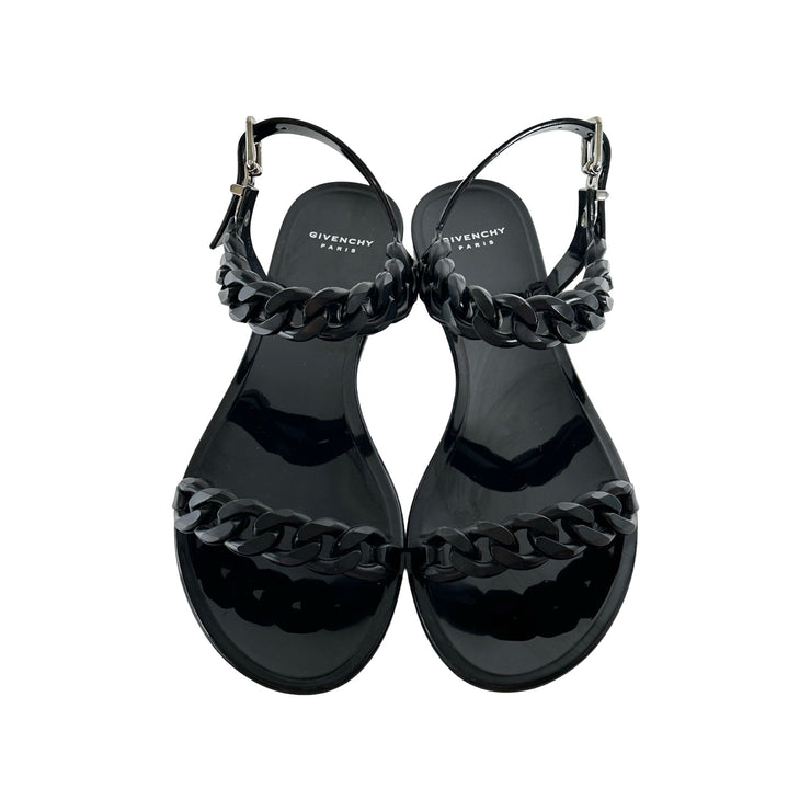 Givenchy paris sandals in rubber hotsell