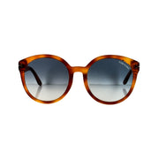 Tom Ford - Phillipa Blond Havana Round Sunglasses