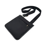 Bally - Black Canvas Crossbody Messenger Bag Unisex