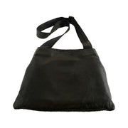 Bottega Veneta - Black Lambskin Intrecciato Messenger Crossbody