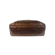 Bottega Veneta - Bronze Leather Intrecciato Large Shopper Tote