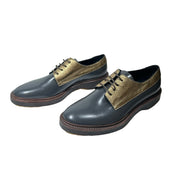 Brunello Cucinelli - Grey & Gold Women's Oxford Shoes