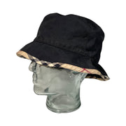 Burberry - Black House Check Trim Bucket Hat