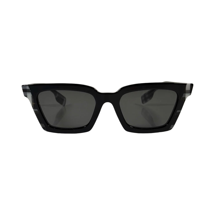 Burberry - Briar Black & White Check Sunglasses