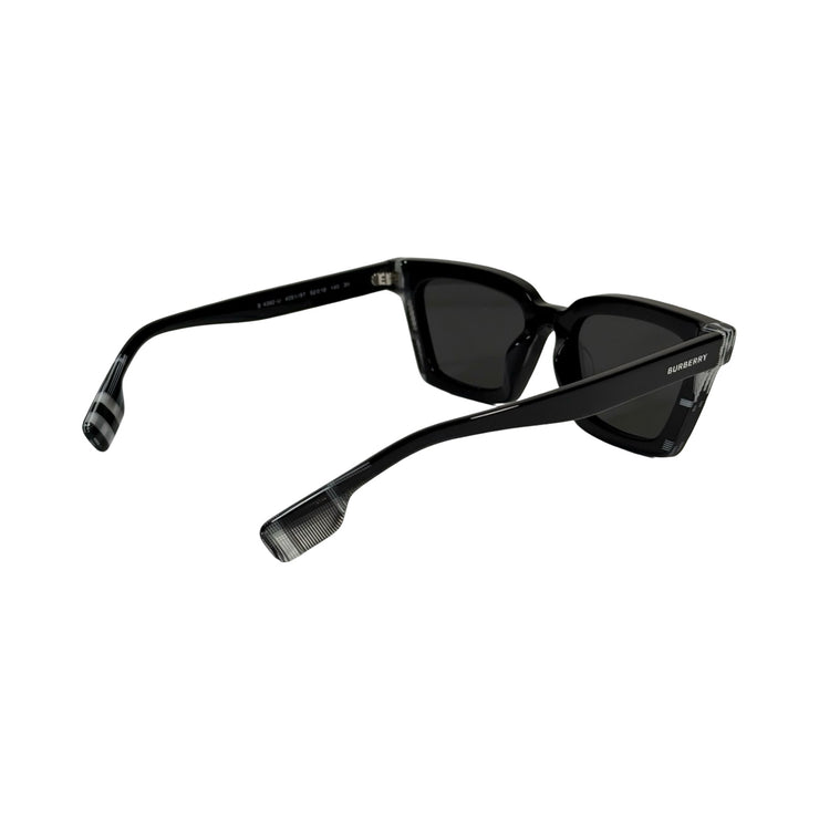 Burberry - Briar Black & White Check Sunglasses