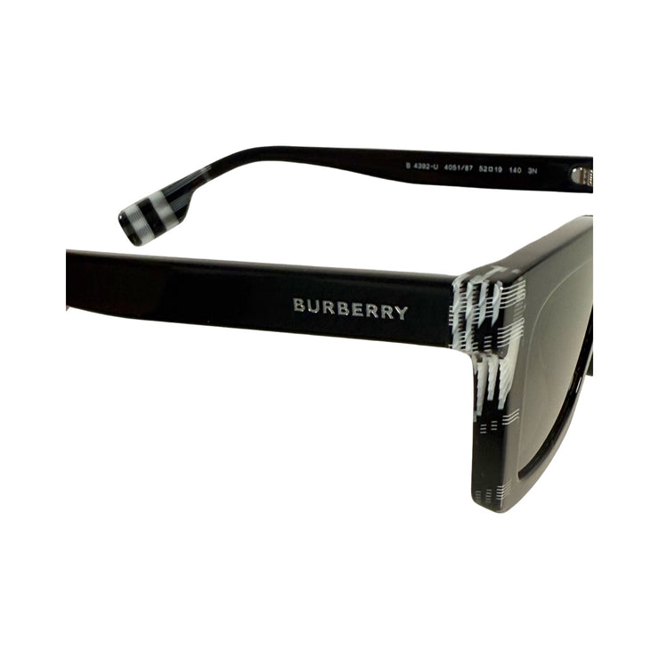 Burberry - Briar Black & White Check Sunglasses