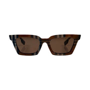 Burberry - Briar Brown House Check Sunglasses
