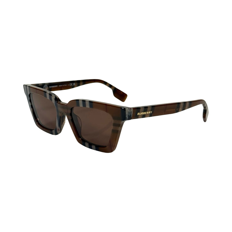 Burberry - Briar Brown House Check Sunglasses
