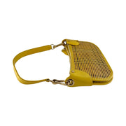 Burberry - Bright Dandelion Haymarket Stripes Small Sling Handbag