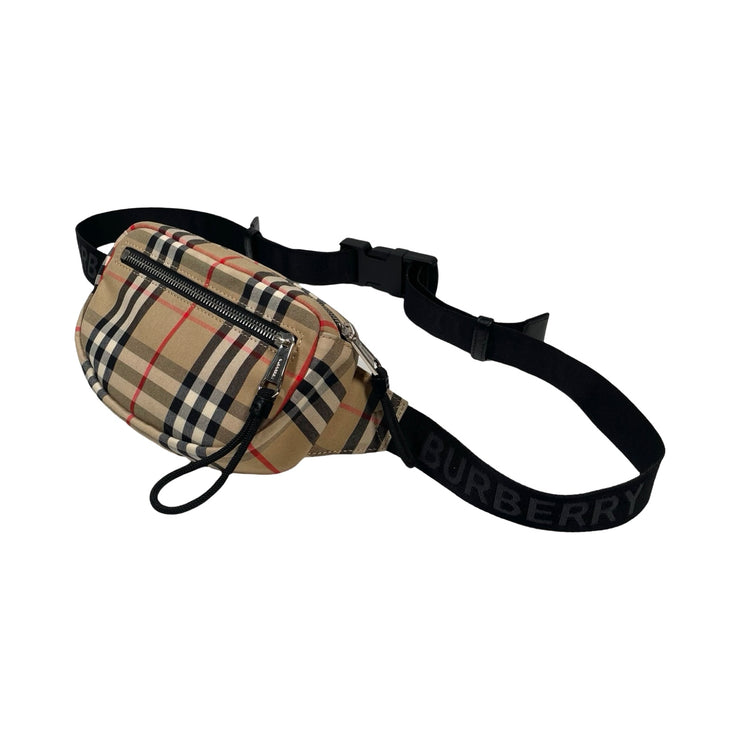 Burberry vintage check bum bag sale