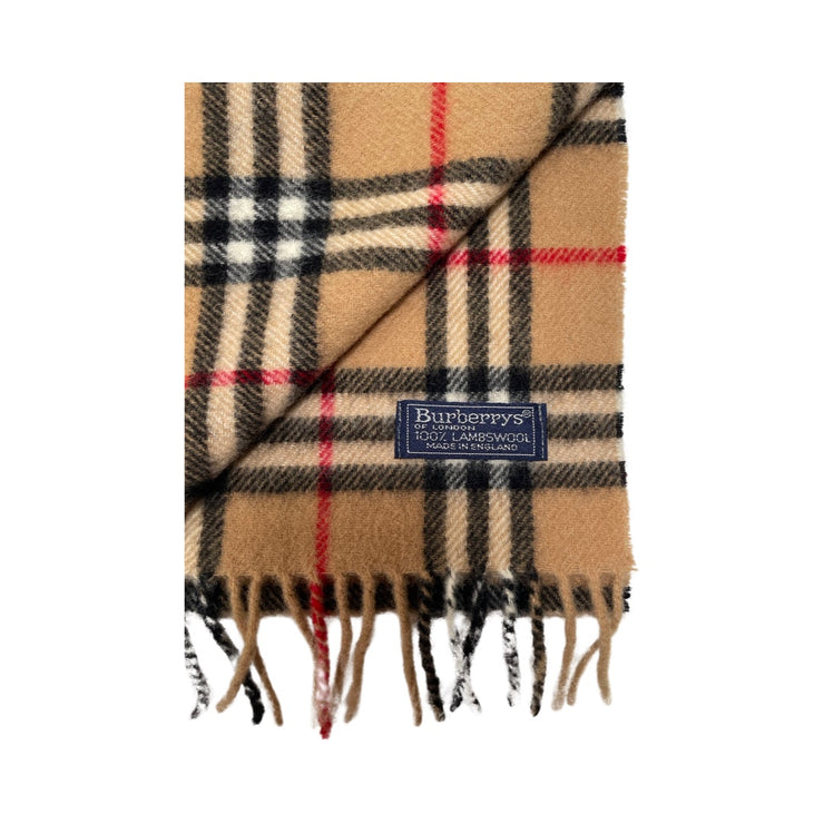 Burberry - Classic House Check Lambswool Scarf