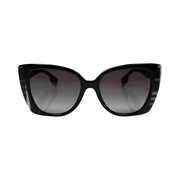 Burberry - Meryl Black & White Check Sunglasses