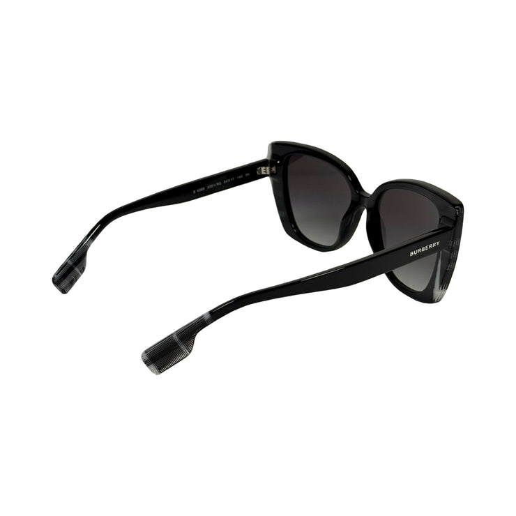 Burberry - Meryl Black & White Check Sunglasses