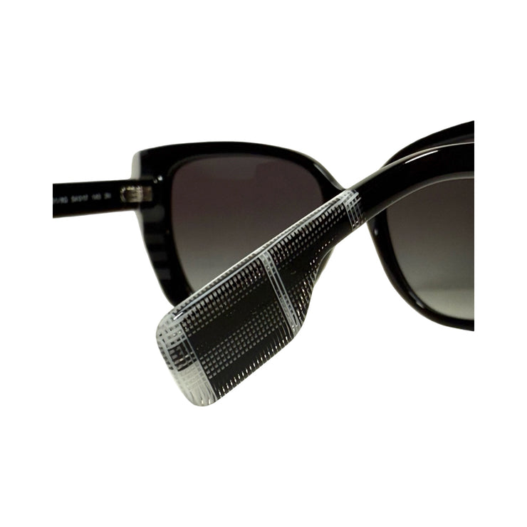 Burberry - Meryl Black & White Check Sunglasses