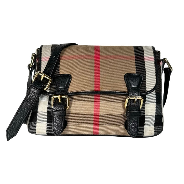 Burberry Peyton House Check Two Buckle Crossbody FOMO