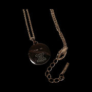 Celine - Logo Coin Pendant Silver 925 Necklace