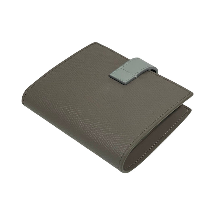 Celine - Small Strap Wallet In Bicolour Pebbled Calfskin