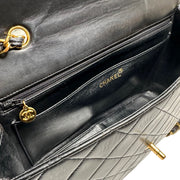 Chanel - CC Black Quilted Lambskin Jumbo 30