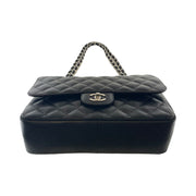 Chanel - CC Classic Jumbo Double Flap Black Caviar Leather