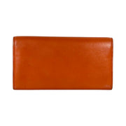 Chloe - C Long Bifold Wallet Coral Leather