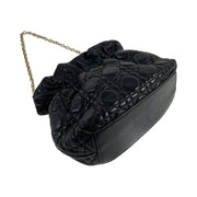 Christian Dior - Black Cannage Lambskin Chain Shoulder Bag