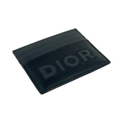 Christian Dior - Black Leather DIOR Stitch Card Case