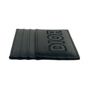 Christian Dior - Black Leather DIOR Stitch Card Case