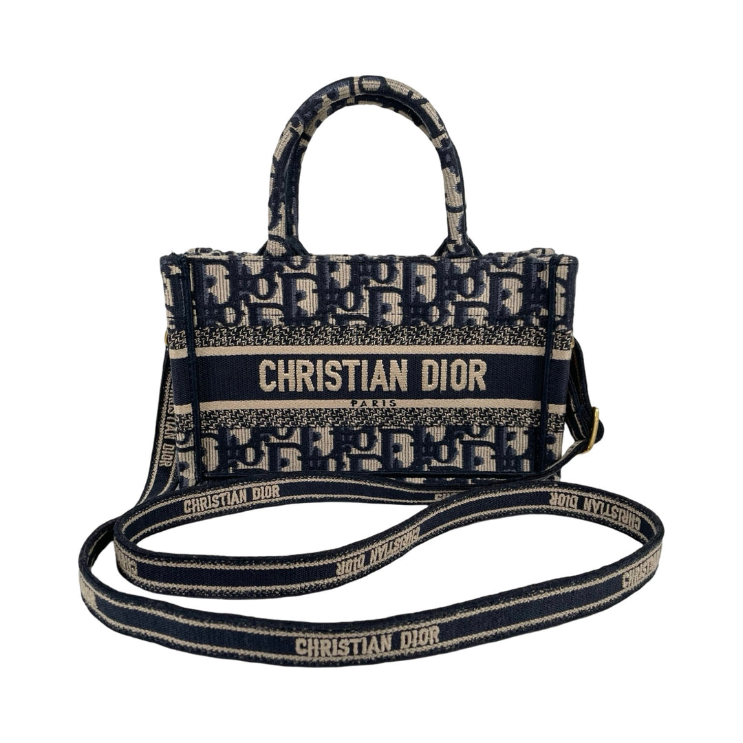 Christian Dior Mini Dior Book Tote Blue Dior Oblique FOMO