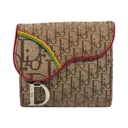 Christian Dior - Rasta Trotter Canvas Bifold Saddle Wallet