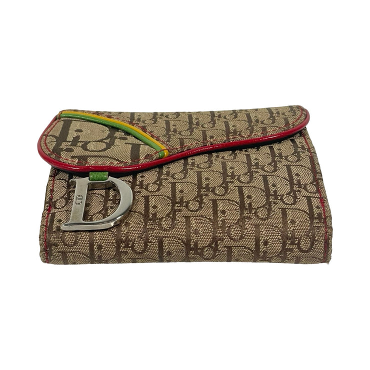 Christian Dior - Rasta Trotter Canvas Bifold Saddle Wallet