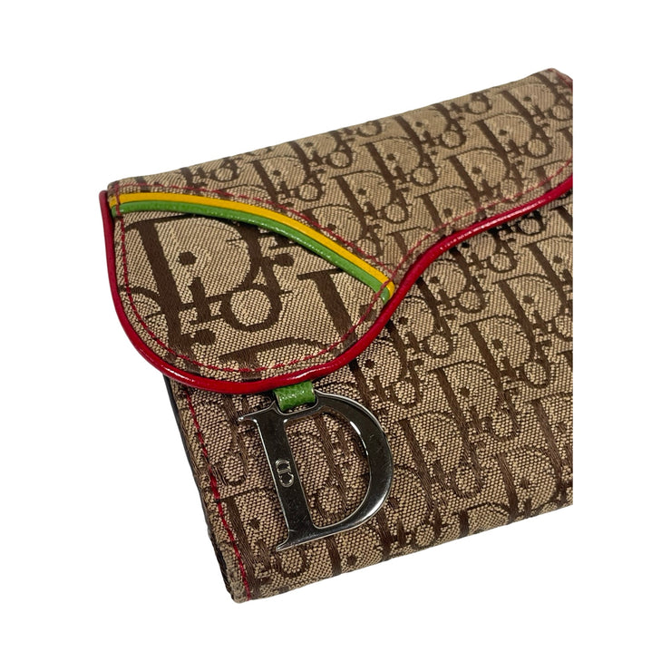 Christian Dior - Rasta Trotter Canvas Bifold Saddle Wallet