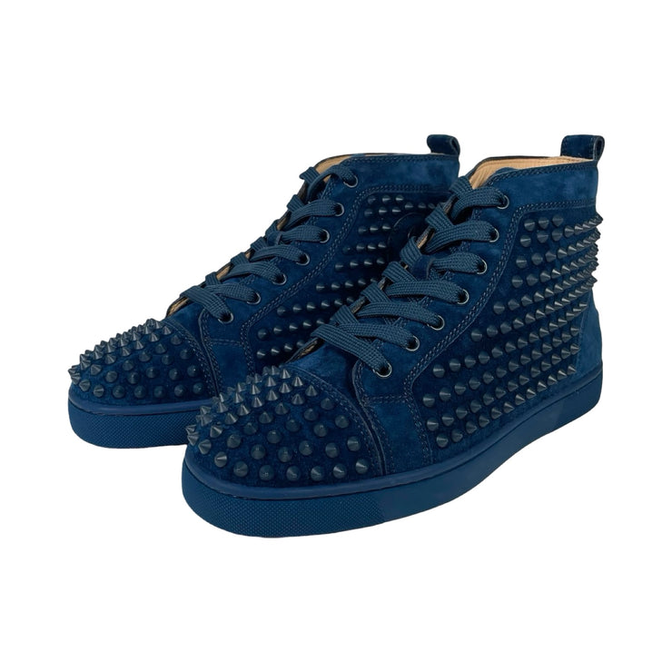 Navy suede louboutins hotsell