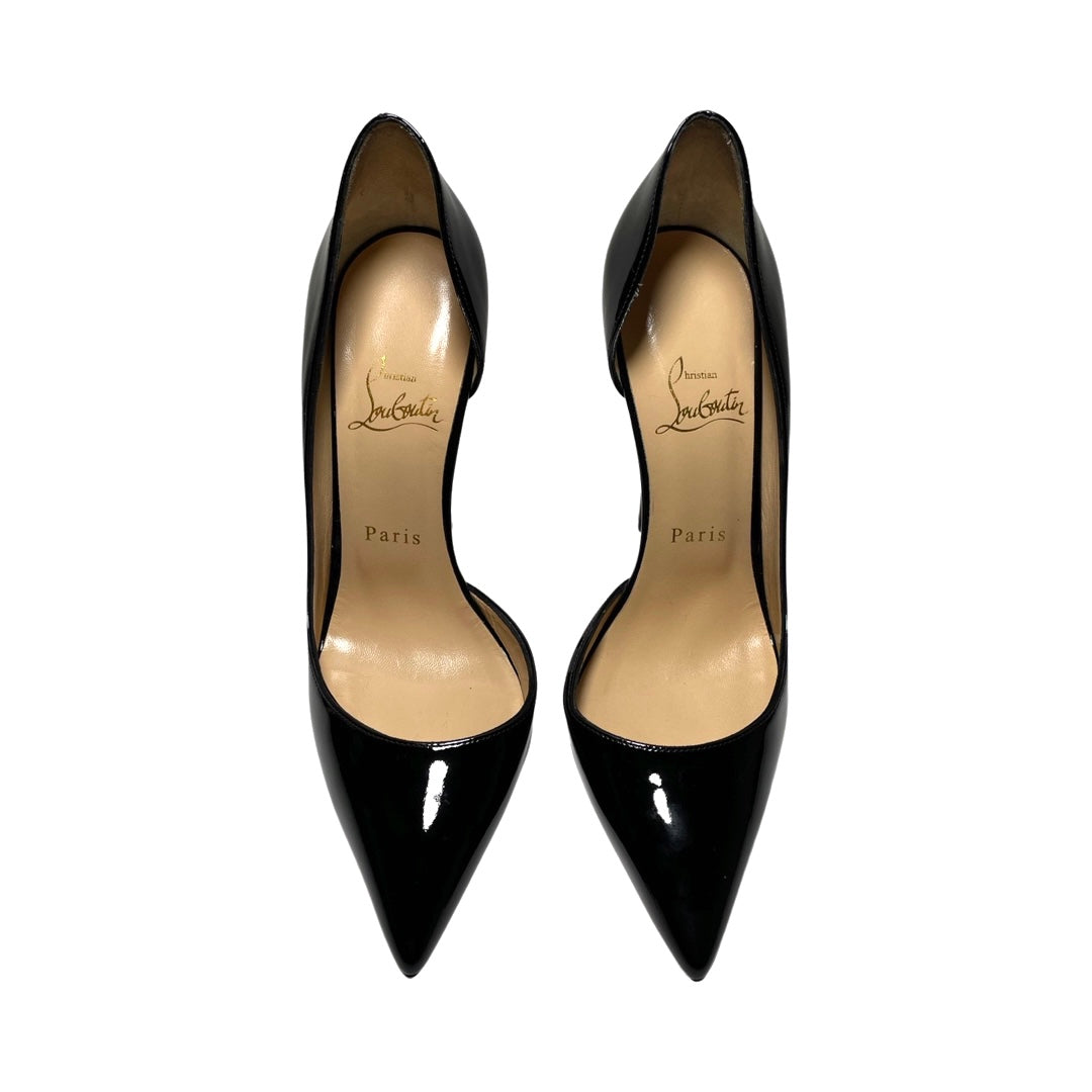 Christian Louboutin Iriza Black Patent Leather Pump FOMO