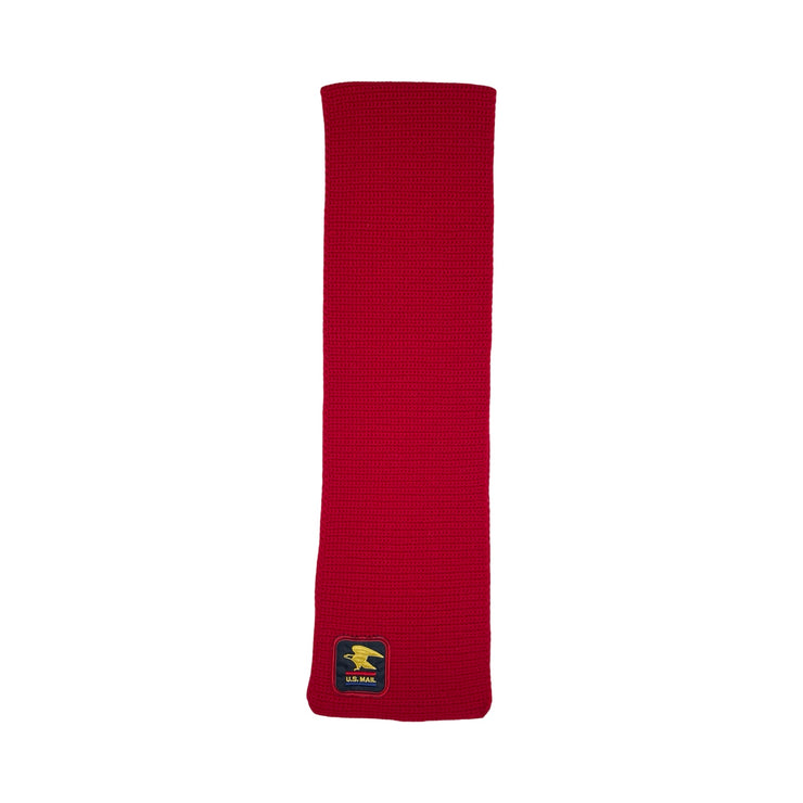 Dolce & Gabbana - Red Crochet Scarf w/Patches