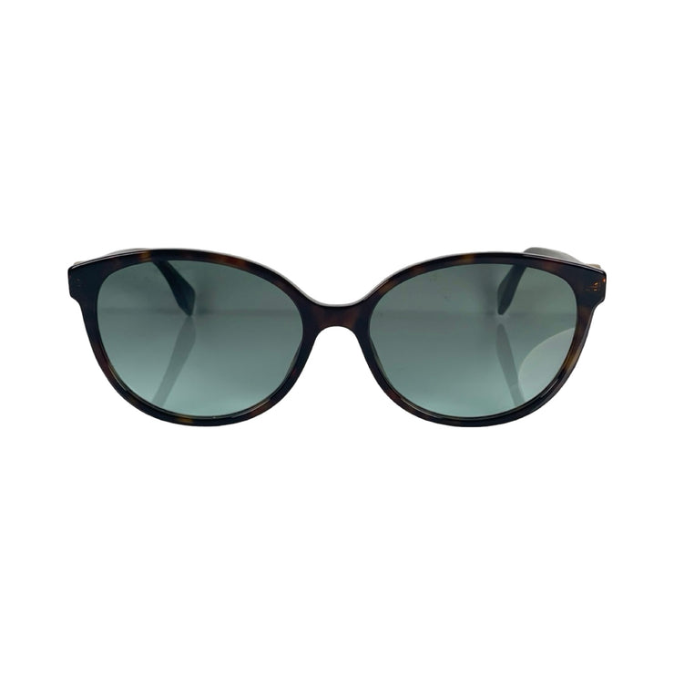 Fendi - F Is Fendi Round Black Sunglasses Gradient Lens