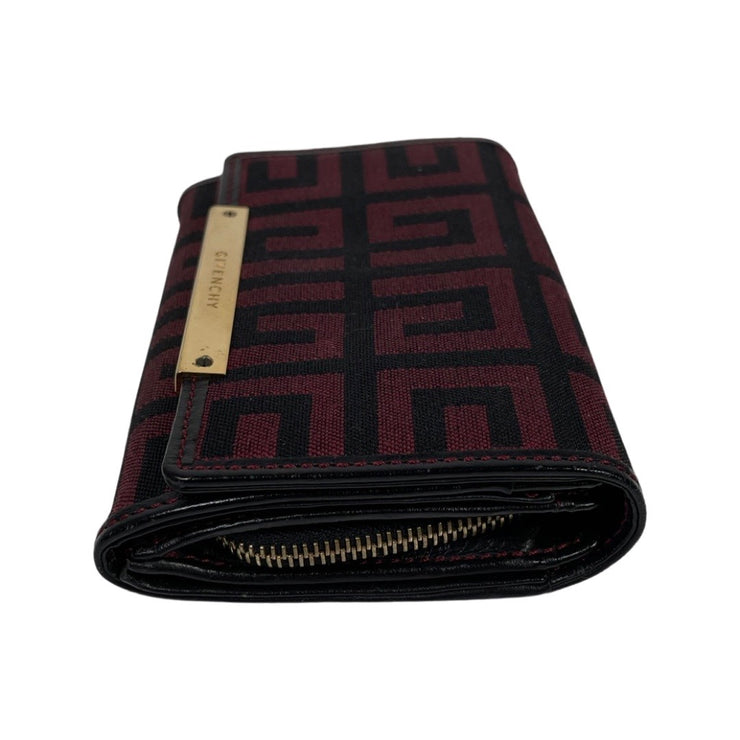 Givenchy - 4G Logo Canvas Leather Bifold Wallet