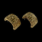 Givenchy - Vintage Gold Greek Key Earrings