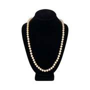 Givenchy - Vintage Pearl Necklace GG Clasp 1977