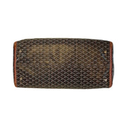 Goyard - Goyardine Croisiere 50 Black w/Brown Leather Strap