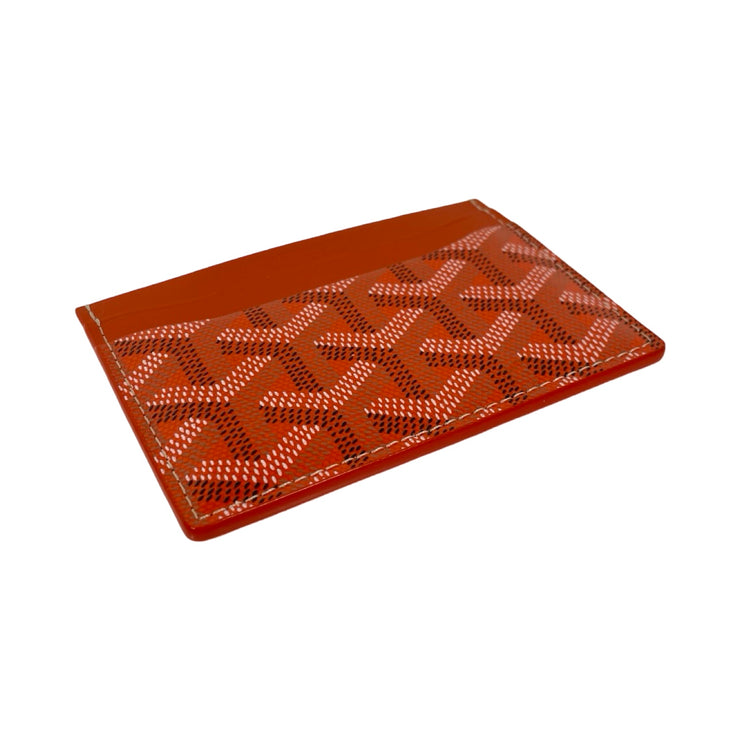 Goyard - Saint Sulpice Orange Card Holder