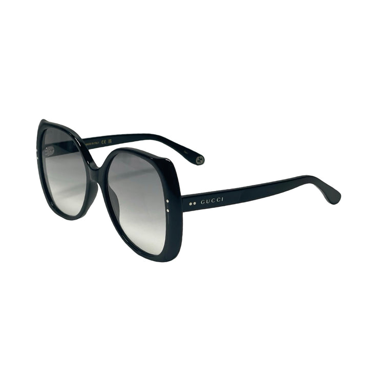 Gucci - Black Oversized Cat Eye Sunglasses