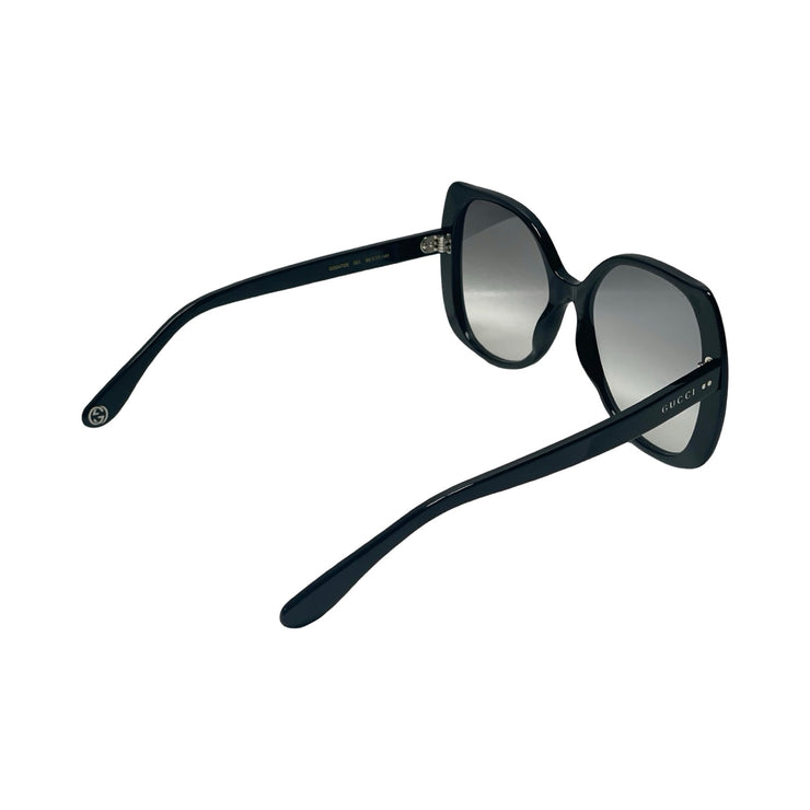 Gucci - Black Oversized Cat Eye Sunglasses