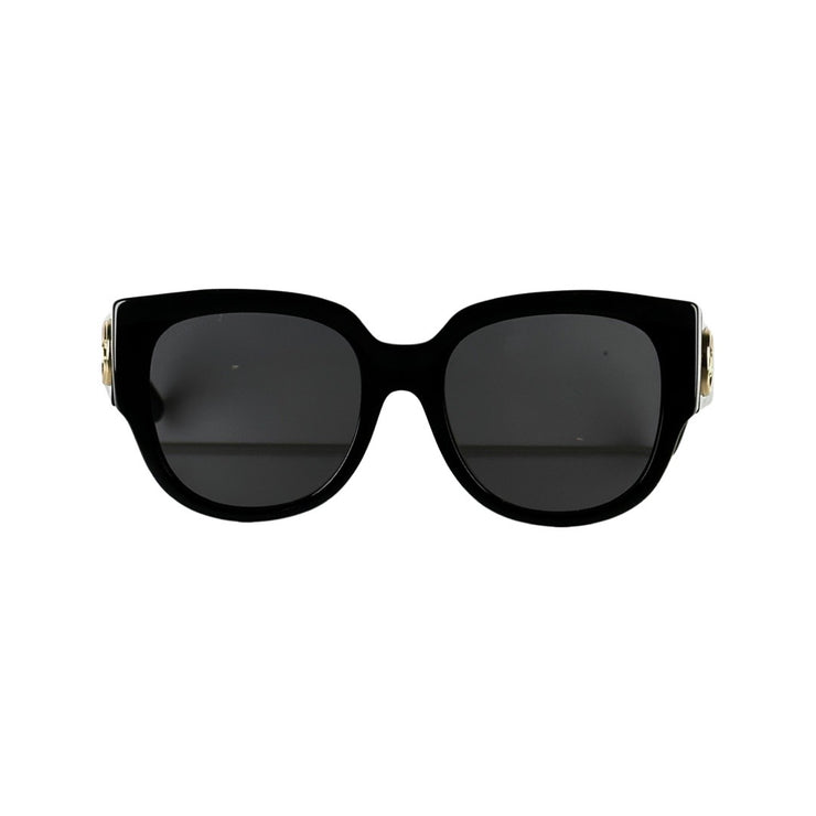 Gucci - Black GG Round Cat Eye Sunglasses