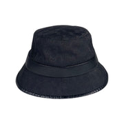 Gucci - Canvas Bucket Hat GG Black Double G Large