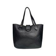 Gucci - Dahlia Double G Black Leather Medium Tote & Pouch