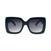 Gucci - GG Black Oversized Interlocking G Sunglasses